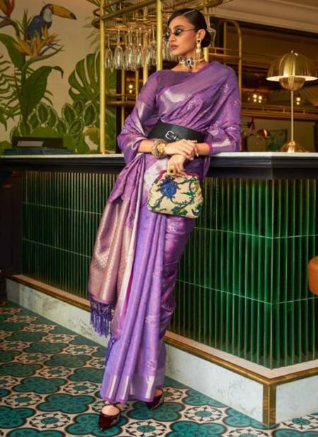 Purple Colour RAJTEX KAYRAA Fanct Designer Wedding Wear Heavy Latest Saree Collection 274004